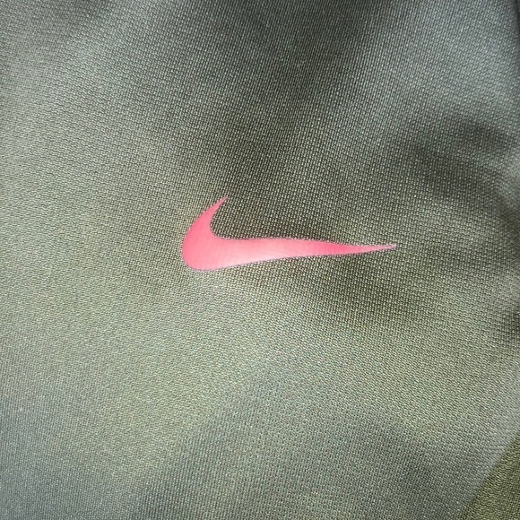 Nike Lebron James Chainmail Zip Hoodie Sweatshirt Green Size L Therma-Fit FALL - Picture 9 of 11